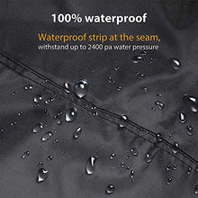 Tonhui Patio - Copertura termica per Enders Polo 2.0 210D Oxford impermeabile, antivento, protezione nera, rotonda, 50 x 50 x 120 cm