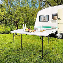 Tavolo da Picnic all'aperto Tavolo da Campeggio Pieghevole all'aperto, Altezza Regolabile Tavolo da Picnic Portatile per casa, Patio, Giardino, Spiaggia BBQ Party Table (Color : A)