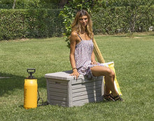 Toomax Baule Compact Florida 120L, in plastica da Esterni, cm 73x50,5x46,5h, Art. 158 (Grigio Tortora)