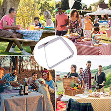 Zliger 20 Pezzo Fermatovaglia in Acciaio Inox Clip Tovaglie Tovaglia Copertura Morsetto Clip Metalliche Regolabili per Picnic Barbecue Buffets Food Feste Fai da Te Home And Outdoor Garden (Argento)