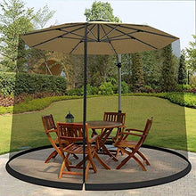Scoperta Ombrello Ombrellone Zanzariera, Mosquito poliestere reticolato dello schermo / giardino Ombrellone Tavolo Schermo Bug Schermo Giardino (Colore: Bianco, Dimensioni: 335 x 230 centimetri / 11ft