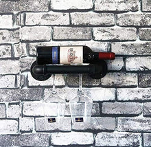 DJSMjbj Wine Rack Display Stand Wall Hanging Holder Ferro Tazza del Vino Bagagli Rack Arredamento Vintage Ripiani