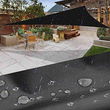 DaMohony - Parasole impermeabile UV Blocker a forma triangolare, per esterni, patio, giardino