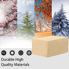 Copertura per Mobili da Giardino Tavolo Esterno Mobilia Panno Oxford Anti-UV Impermeabili Telo Copri Sedie Esterni Impermeabile della 90x90x90cm(35x35x35in)/Beige