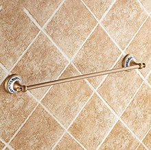 PYROJEWEL rotaia della Barra a Muro a Muro Rack Rail Gancio Singolo Rame cremagliera Perforato Installazione 62 5 Centimetri mensola da Bagno