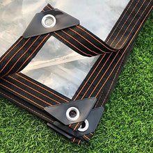 LSXIAO 100% Impermeabile Telone, Copertura in Plastica PE, A Prova di Vento A Prova di Polvere Serra Tenere Caldo con Rondelle Metalliche Mobili da Rivestimento, Pavimento, Auto