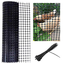 LSXIAO Rete da Giardino, Plastica Sicurezza Fence Roll, Recinto di Neve del Patio, Maglia da 0,78 Pollici Dotato di 50 Fascette per Cavi per Piante di Alberi, Cervo, Prato, Conigli