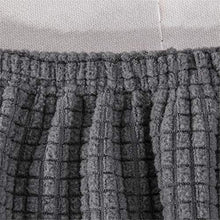 GUOCU Copridivano Senza Braccioli in Maglia, Fodera copridivano Elastico per Divano Letto,Grigio Scuro,1 Posti(120-155CM)