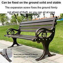 Panca da giardino per esterni sedia da patio per esterni, struttura interamente in alluminio, sedile casual resistente in alluminio pressofuso con braccioli e schienale, mobili da giardino per tutte