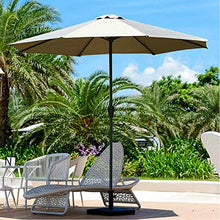HXCD Ombrellone da Giardino con Protezione dai Raggi UV Ombrellone da Giardino per Esterni da banco Patio per pranzi Estivi Accessorio 2.7m