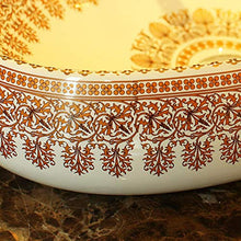 Lavandino del bagno della pittura della mano di stile dell'annata dell'Europa Lavabo di arte del bagno del lavabo del controsoffitto di arte