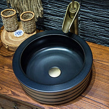 Bacino di arte sopra il lavabo del contatore Bacini di lavaggio del lavabo di ceramica sopra il contro bacino (41x15cm) Lavandini bagno