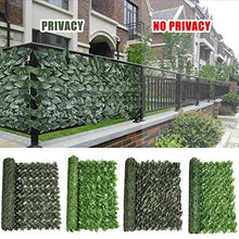 Recinzione Artificiale Crittografata Recinzione Artificiale, 50 300 Cm Giardino Foglie Fence Simulation Leaves Wall, Artificial Ivy Leaf Screening Roll Balcone Privacy, per Outdoor Garden Decor