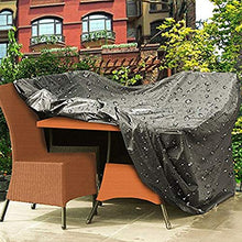 Gutsbox Coperture per Set Arredo Giardino Impermeabile, Telo Protettivo Rettangolare per Tavolo e Sedie da Esterni, Antivento/UV/Impermeabile, Resistente allo Strappo 420D Oxford