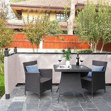 SONGMICS Frangivista per Recinzione di Giardino, 6 x 0,9 m, Paravista per Privacy in PVC Senza Viti, per Balcone Terrazzo Piscina, Color Crema GBC90JIV