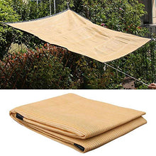 BYWWANG Resistente Protezione Solare Traspirante Retina per Ombra, Protezione Solare Esterna per Balcone da Giardino Beige