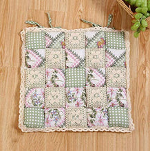 HYLX Cuscino Sedile, Cuscino Sedia, Cuscino Sgabello Rotondo, Cuscino Sedia Floreale Antiscivolo in Cotone Spesso, per Giardino, terrazza Esterna