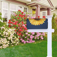 Copertura magnetica per cassetta postale con motivo girasole, design unico, per giardino, cortile, dimensioni standard, 53 x 45 cm