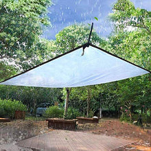 MJJ Tarpaulin Trasparente Impermeabile, Tarps Heavy Duty Weatherproof Weatherproof con canoope per Occhielli, Custodia Pieghevole per la Copertura antiruggine Piegabile Pieghevole,4X4M