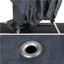 Purovi® Copertura Premium con Chiusura Lampo per ombrelloni | Tessuto Oxford 420D Poliestere | Idrorepellente | Resistente ai Raggi UV | per ombrelloni con Ø da 300 a 400 cm