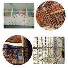 Rete Protettiva,Rete a Fune Rete Di Balcone Giardino Storage Luggage Cargo Corda Net Nylon Net Gattier,per Ringhiera Scale Proteggere Recinzioni Piante Recinto Trellis Party Foto Appeso,3" 5/16"