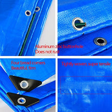 Dika UK teloni Impermeabili occhiellati Telo copripiscina Telo coprimoto Impermeabile telone occhiellato Blu + Bianco, Spessore 0.28mm, 160 g / m2