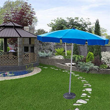 Steadyuf Base Ombrellone in PE, Antracite, Supporto per ombrellone da Esterno Portaombrelli Tondo Pieno d'Acqua per portaombrelli da 3,5-3,8 cm per Giardino, terrazza, ECC.