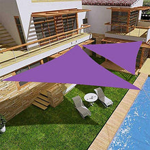 Vele parasole A Vela Tenda Da Sole Triangolo Per Protezione Solare Da Esterno Giardino Patio Cortile Partito Protezione Solare Impermeabile Riparo Tenda Da Sole 90% Blocco UV Con Corda Li(Size:2*2*2m)
