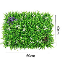 Siepe Artificiale per Balcone Recinzione 12 Pannelli Pezzi Artificiale bosso Lasting Vegetazione Faux Artificiale Hedge Piante Privacy Screen Recinto Backyard casa Pannelli Artificiale