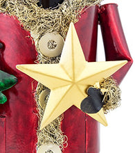 Brubaker Portabottiglie Babbo Natale Nostalgia Vintage Scultura - Dipinte a Mano - con Biglietto di Auguri