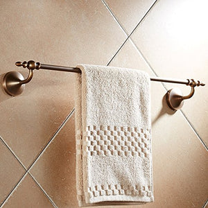 MBYW, portasciugamani moderno e minimalista, portasciugamani in rame, portasciugamani singolo, stile europeo, vintage, 60 cm, adatto per bagno, camera da letto, cucina, ufficio, bar