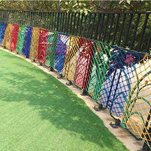 WEIFAN Rete di Sicurezza per Bambini, Decorazione a Colori per Asilo Scale di Protezione per balconi Recinzione anticaduta Tessitura Parco Giochi Rete da Arrampicata