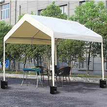Froadp 4 piedini per gazebo, con acqua e sabbia, riempibile con stabilizzazione, per gazebo da giardino, tendoni, manovelle (nero)