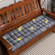Dieluny, cuscino per panca da giardino, per esterni e interni, con imbottitura in papasan, cuscini per sedia a dondolo, spessi e trapuntati, 43 x 160 cm