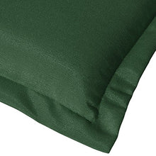 Beautissu Loft NL Set di 6 Cuscini per sedie da Giardino e spiaggine - 100x50x6cm - soffice Imbottitura e Comfort Extra - Verde Scuro