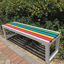 Sedia da giardino Park Seat Panca da giardino in metallo per esterno, Sedia con struttura in ferro Panchina decor portico / cortile / prato Mobili da giardino per esterni per 2-3 persone