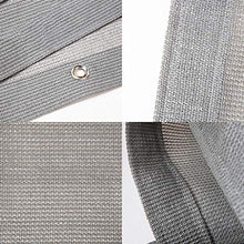 YTQ Blocca Il 90% di Tessuto Ombreggiante UV con Gommini Panno Permeabile per Giardino Fiore Pianta Serra Pannello Ombreggiante Grigio Traspirante(Size:1m x 3m)
