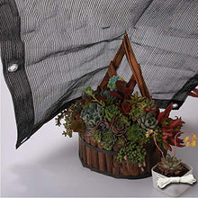 MNBV Ombra Net Isolamento Protezione Solare Crittografia antiUv Addensare Piante grasse Tenda per Balcone Auto Giardino Piscina Telo di Raffreddamento (Colore: Nero, Dimensioni: 2x6m)