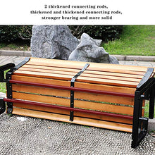 Panchine da giardino in legno massello da giardino per esterni panchine da terrazza, sedie da portico resistenti alle intemperie in legno anticorrosivo per 2-3 persone sedili da cortile, sedia a sdr
