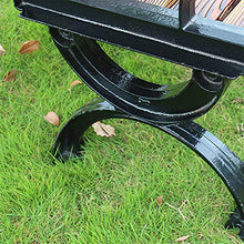 N / A Panchina da Giardino, Materiale Composito Legno-plastica di Alta qualità, Design Moderno, Bordi lucidati Fini, Facile da Abbinare Adatto a Qualsiasi Occasione all'aperto