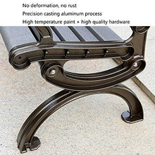 household products Panchine per Il Tempo Libero, sedili con Schienale, panchine da Giardino, panchine da Esterno, sedie per Tre Persone anticorrosive