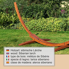 MotionXperts, Supporto Outdoor per Amaca Bermuda 400 cm | Telaio in larice Siberiano Resistente alle intemperie | capacità 150 kg