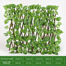 laoonl Recinzione artificiale a foglie – Simulazione regolabile – Rete di recinzione falsificata per foglie in rattan, recinzione decorativa per casa, matrimonio, giardino, balcone, decorazione