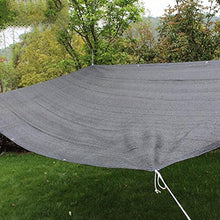 YS Panno Parasole Multiuso per Esterni 80-90% Rete Solare Ombreggiante per Piante Copertura Esterna per Tettoia da Giardino,Nero,25M