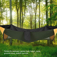Emoshayoga Amache comode 114,2x55,1 Pollici Amaca da Esterno Pieghevole con zanzariera oscillante per Cortile da Viaggio Hikin