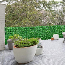 Foglia artificiale da parete per paesaggistica, giardino, balcone, schermo in salice espandibile, con foglie per esterni, giardino e privacy