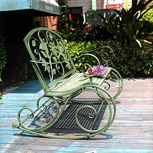 45in doppia panca per esterni panchina per il tempo libero da terrazza, doppia seduta in metallo retrò mobili da giardino sedia a dondolo, sedia da portico resistente alle intemperie per mobili da