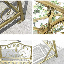 DGHJK Sedia a Dondolo per Esterni, Sedia a Dondolo per aliante da Portico Panca a Dondolo per amache da stupore Pigro Adatto per Patio, Giardino, Bordo Piscina, Balcone