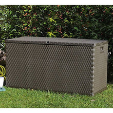 mewmewcat Baule Contenitore Portaoggetti Moderno da Giardino,Patio,Terrazza per Esterno 120 x 56 x 63 cm