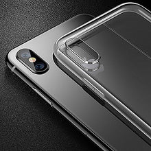 CrazyLemon per custodia per iPhone XS MAX, Custodia protettiva in silicone per paraurti in TPU trasparente con motivo Panda creativo - Panda ostacolo
